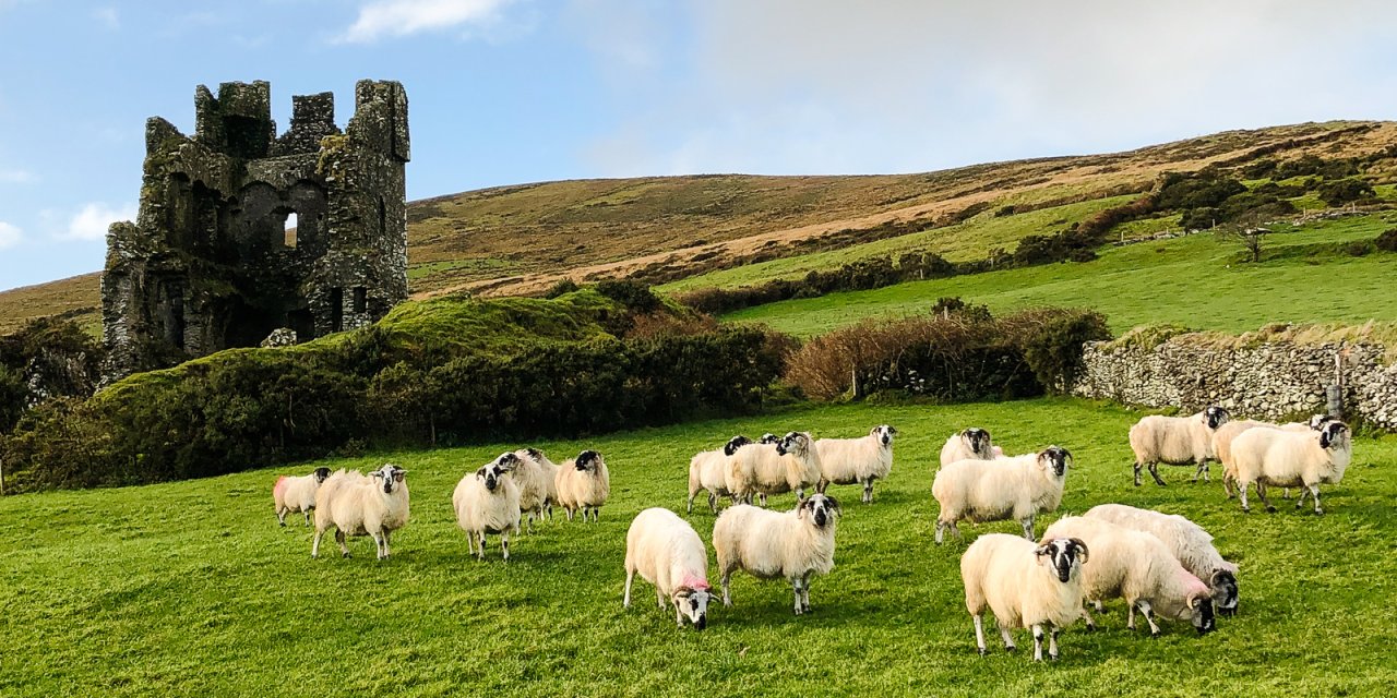 castle on slea head tour, kerry